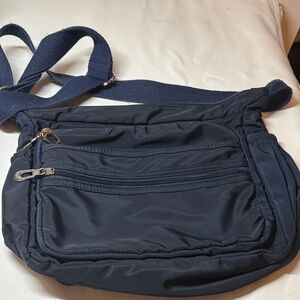 No Tag Brand Navy Poly Crossbody Bag